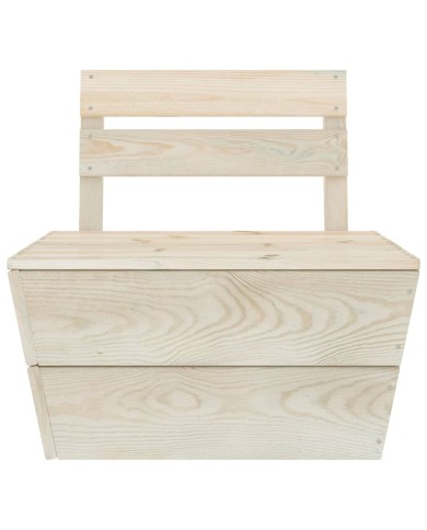 Salon de jardin palette 5 pcs Bois d'épicéa imprégné