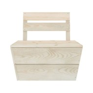 Salon de jardin palette 5 pcs Bois d'épicéa imprégné