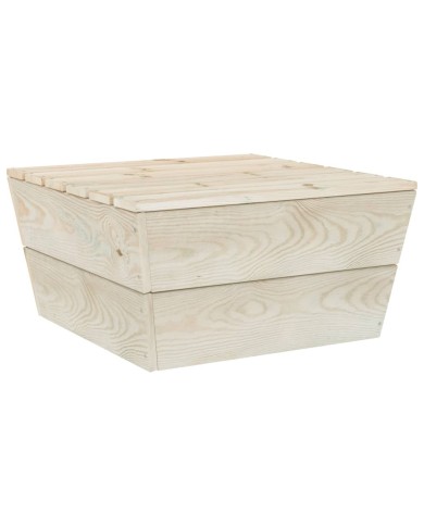 Salon de jardin palette 5 pcs Bois d'épicéa imprégné