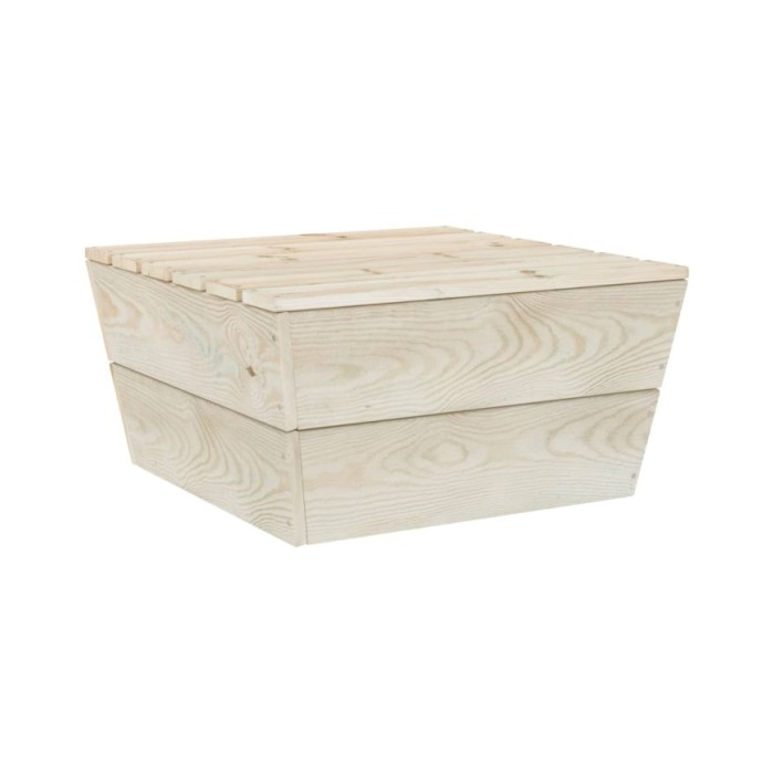 Salon de jardin palette 5 pcs Bois d'épicéa imprégné
