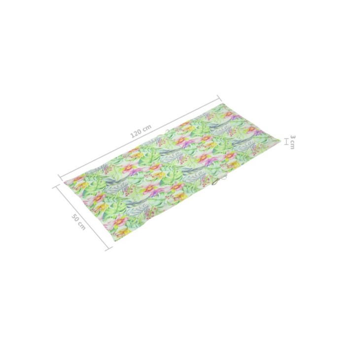 Chaise à bascule avec coussin Bambou
