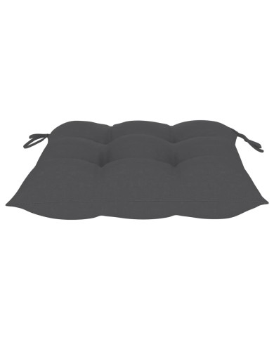 Mobilier à dîner d'extérieur pliable 5 pcs avec coussins Bambou
