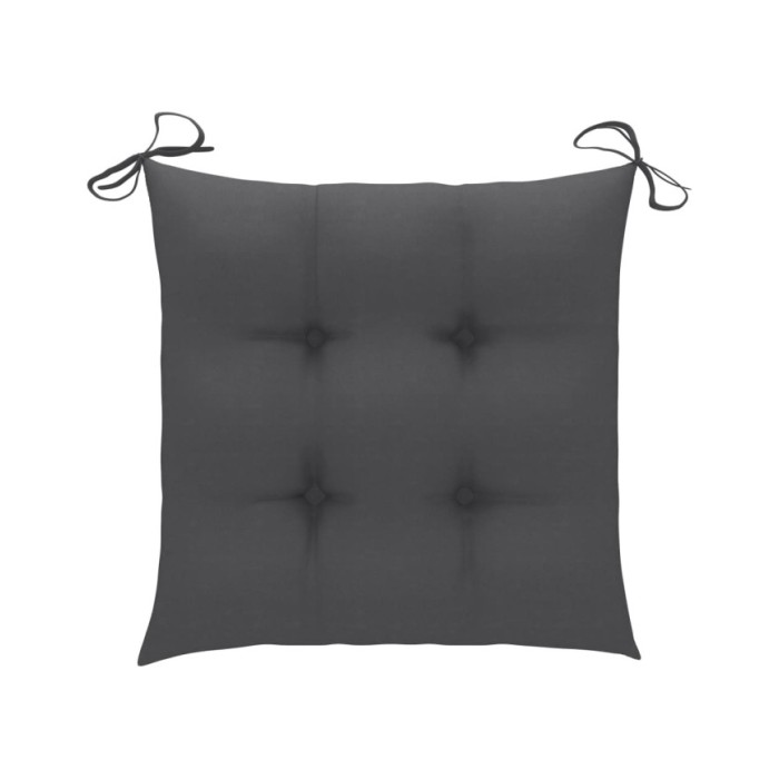Mobilier à dîner d'extérieur pliable 5 pcs avec coussins Bambou