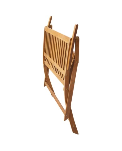 Banc de jardin avec coussin 120 cm Bois d'acacia massif