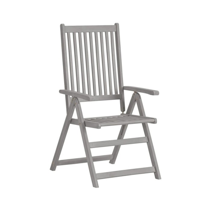 Chaises inclinables de jardin 3 pcs avec coussins Bois d'acacia