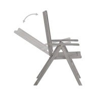 Chaises inclinables de jardin 3 pcs avec coussins Bois d'acacia