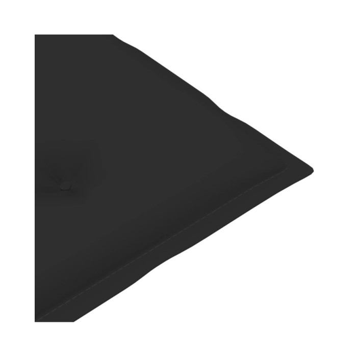 Chaises inclinables de jardin 3 pcs avec coussins Bois d'acacia