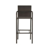 Ensemble de bar de jardin 3 pcs Marron