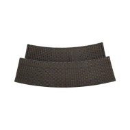Ensemble de bar de jardin 3 pcs Marron