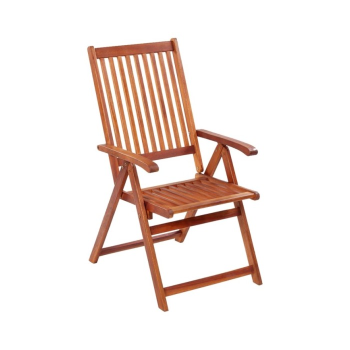 Chaises pliables de jardin 4 pcs Bois d'acacia solide 