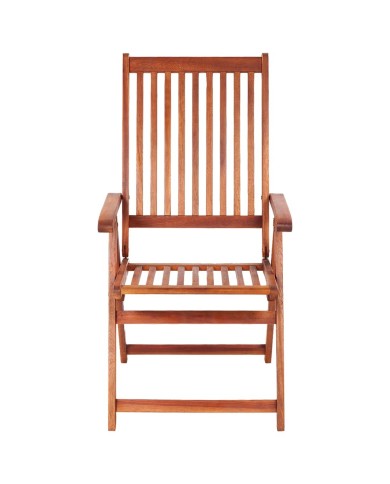 Chaises pliables de jardin 4 pcs Bois d'acacia solide 