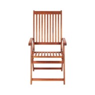 Chaises pliables de jardin 4 pcs Bois d'acacia solide 