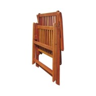 Chaises pliables de jardin 4 pcs Bois d'acacia solide 