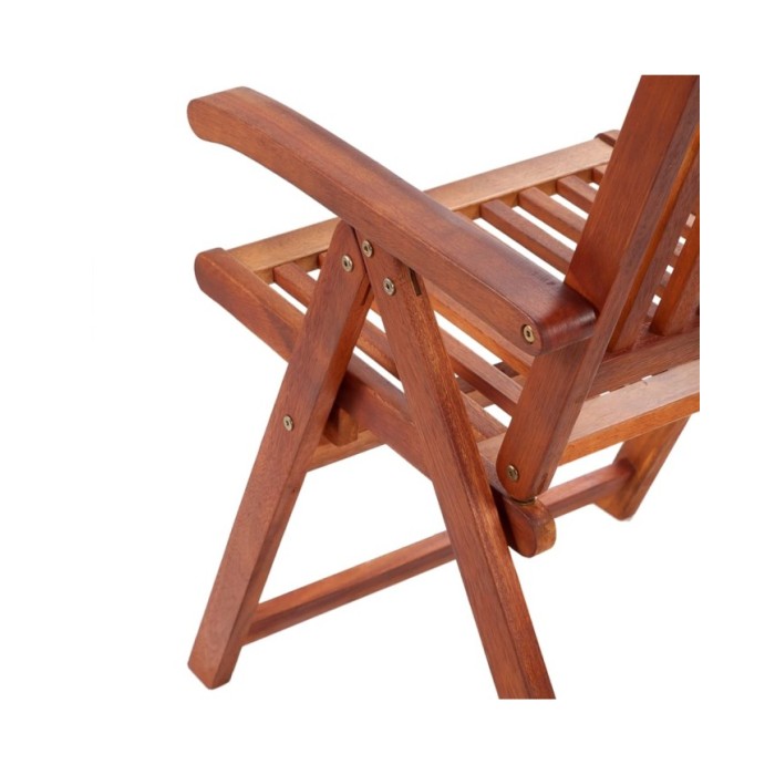 Chaises pliables de jardin 4 pcs Bois d'acacia solide 