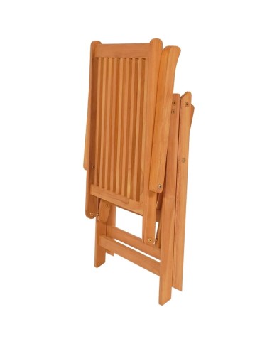 Chaises de jardin 6 pcs avec coussins anthracite Bois de teck