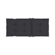 Chaises de jardin 6 pcs avec coussins anthracite Bois de teck