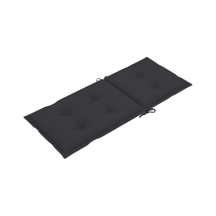 Chaises de jardin 6 pcs avec coussins anthracite Bois de teck