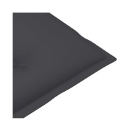 Chaises de jardin 6 pcs avec coussins anthracite Bois de teck