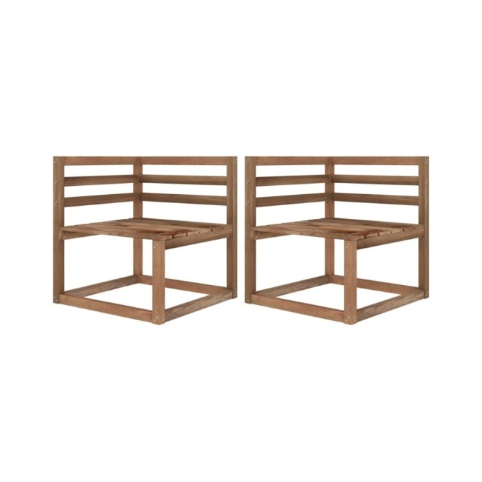 Canapé palette de jardin 3 places et coussins vert vif Pinède