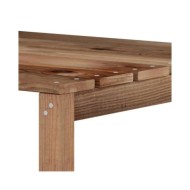 Canapé palette de jardin 3 places et coussins vert vif Pinède