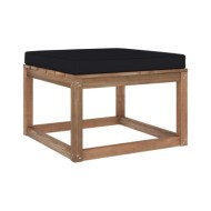 Salon palette de jardin 3pcs avec coussins Bois de pin imprégné