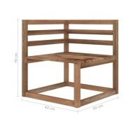 Salon de jardin 5 pcs avec coussins noir