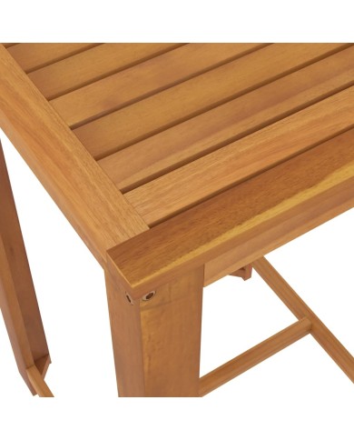 Ensemble de bar de jardin 3 pcs Noir