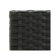Ensemble de bar de jardin 3 pcs Noir