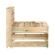Salon de jardin 5 pcs Bois de pin imprégné de vert