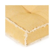 Ensemble de coussins de canapé palette 2 pcs Jaune