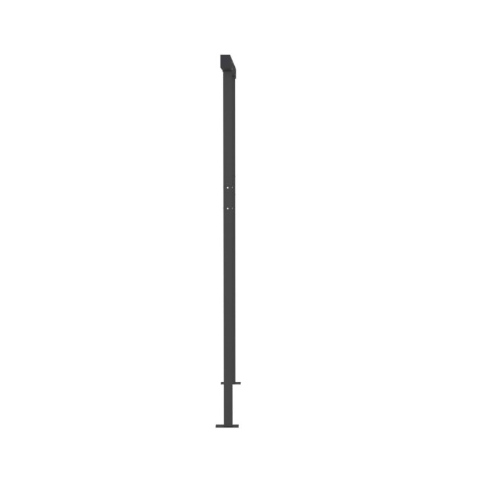 Auvent manuel rétractable avec LED 3x2,5 m Orange et marron