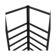 Chapiteau de jardin avec guirlande lumineuse à LED 3x3 m Blanc