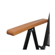 Ensemble de salle à manger de jardin 5 pcs Aluminium Noir