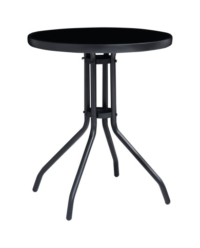 Mobilier de bistro 3 pcs Noir et anthracite