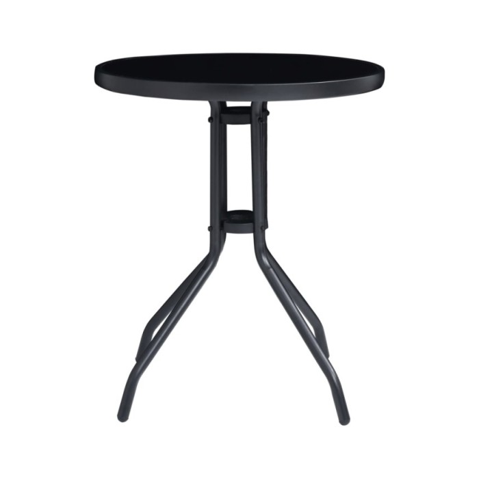 Mobilier de bistro 3 pcs Noir et anthracite