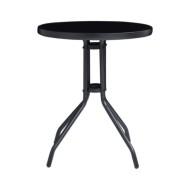 Mobilier de bistro 3 pcs Noir et anthracite