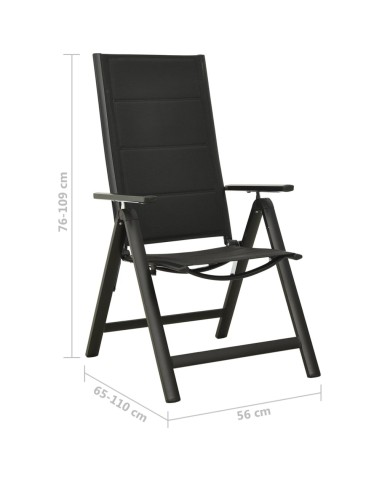 Mobilier de bistro 3 pcs Noir et anthracite