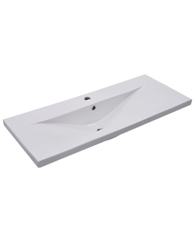 Armoire d'évier avec lavabo intégré Gris brillant Aggloméré