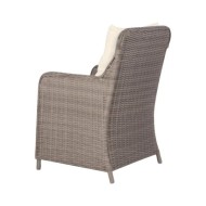 Ensemble de salle à manger de jardin 5 pcs Marron
