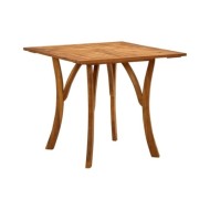 Ensemble de salle à manger de jardin 5 pcs Marron