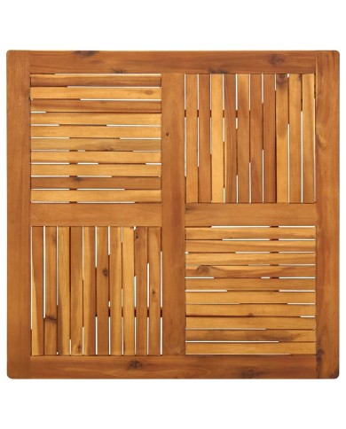 Ensemble de salle à manger de jardin 5 pcs Marron