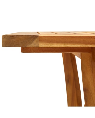 Ensemble de salle à manger de jardin 5 pcs Marron