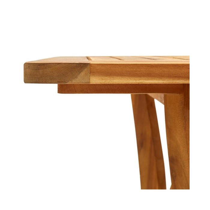 Ensemble de salle à manger de jardin 5 pcs Marron