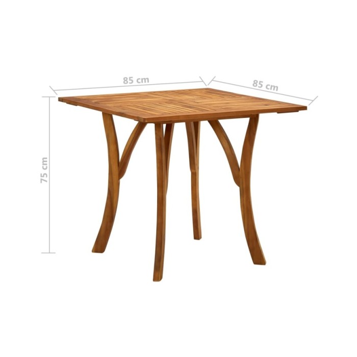 Ensemble de salle à manger de jardin 3 pcs Gris foncé