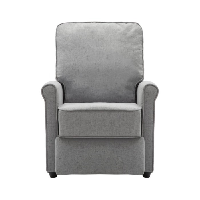 Fauteuil TV inclinable électrique Gris clair Tissu