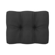 Salon de jardin 8 pcs avec coussins Blanc Bois de pin massif