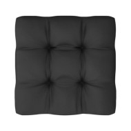 Salon de jardin 8 pcs avec coussins Blanc Bois de pin massif