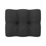 Salon de jardin 6 pcs avec coussins Blanc Bois de pin massif