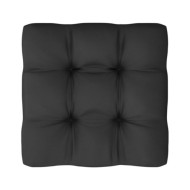 Salon de jardin 6 pcs avec coussins Blanc Bois de pin massif