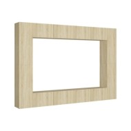 Ensemble de meubles TV 8 pcs Chêne sonoma Aggloméré 